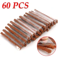 60pcs car tubeless tire seals repair strips stirring glue for tyre plug puncture auto motorcycle tyre repair rubber strip