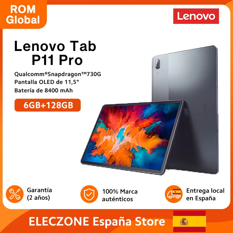 Lenovo Tab P11 Pro 11 5 или Xiaoxin Pad с глобальной прошивкой Qualcomm Snapdragon 730G 6 ГБ ОЗУ 128 Гб ПЗУ
