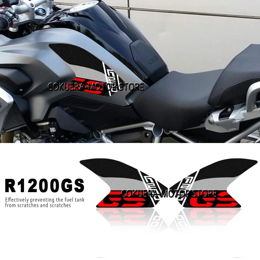 

For BMW R1200GS R 1200 GS R1200 GS 2015 2016 Motorcycle Accessories Side Sticker Non-slip Gas Protection Knee Tank Pad Sticker