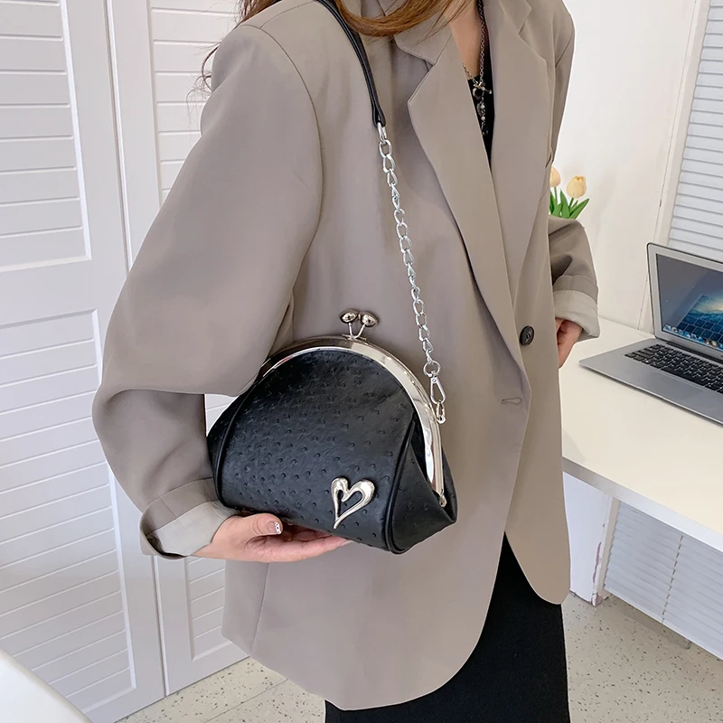 Fashion Dinner Bags Ladys Messenger Bag Women Clutches Purse Luxury Designer 2023 Women's Bag 2 straps Metal frame Shoulder bag