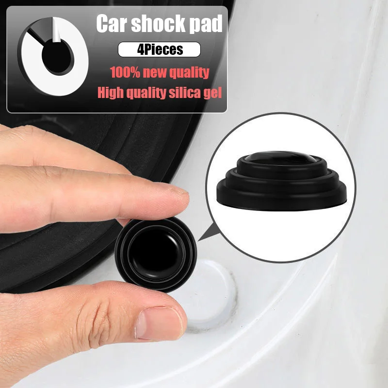 

Car Door Shock Absorber Silicone Pad Sticker for Toyota Yaris Hilux Corolla Prius Avensis Emblem Auris Rav4 Avensis Accessories