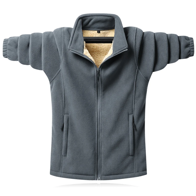 Men Winter Fleece Jacket Parka Men Fall 