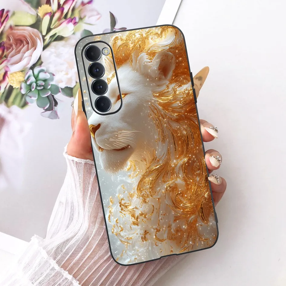 Фото Чехол для OPPO Reno 4 Pro CPH2109, роскошный мягкий тонкий силиконовый чехол с рисунком дракона для OPPO Reno 4 Reno4 Pro 5G, чехлы для телефонов №5