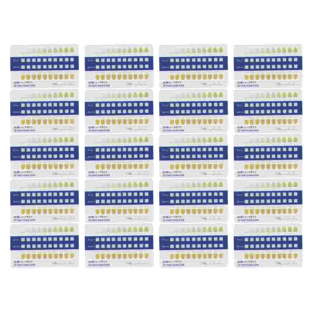 

Shade Guide Paper Shade Chart Bleaching Shade Guide Color Guide Chart