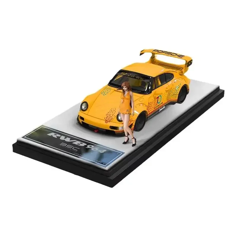 BSC 1:64 Porsche RWB964 GT Модель заднего крыла Honda Civic Type R FD2 из сплава