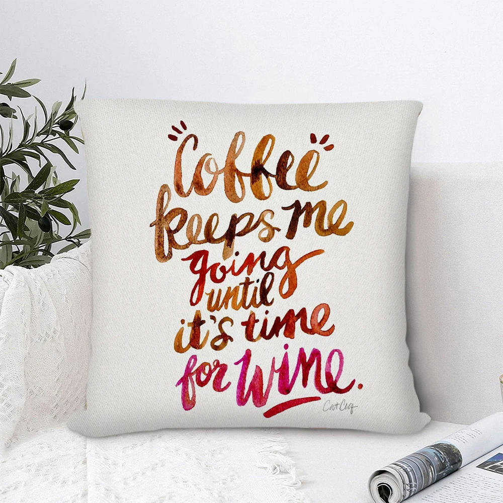 

Letter Pattern Polyester Pillow Cover Decorative Pillows for Sofa Bedroom Pillow Cases Home Decor Cushion Covers 45*45cm