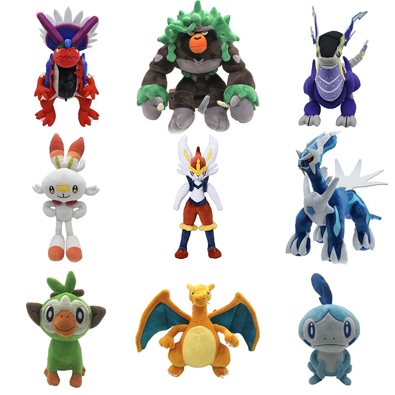 Мягкая игрушка в виде покемона Cinderace, строительная игрушка, игрушка для детей, подарок на Рождество