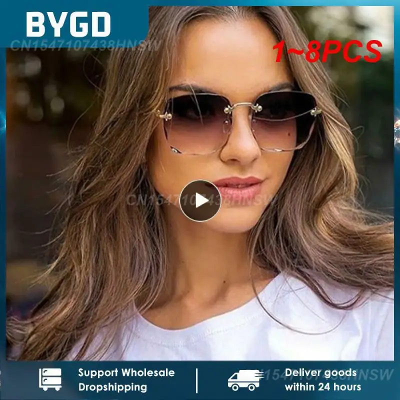 

Солнцезащитные очки «кошачий глаз» для мужчин и женщин, винтажные маленькие брендовые дизайнерские солнечные очки в квадратной оправе, UV400, 1-8 шт.