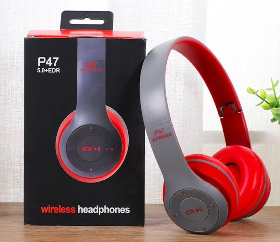 

Bluetooth-гарнитура P47, складная, с сабвуфером