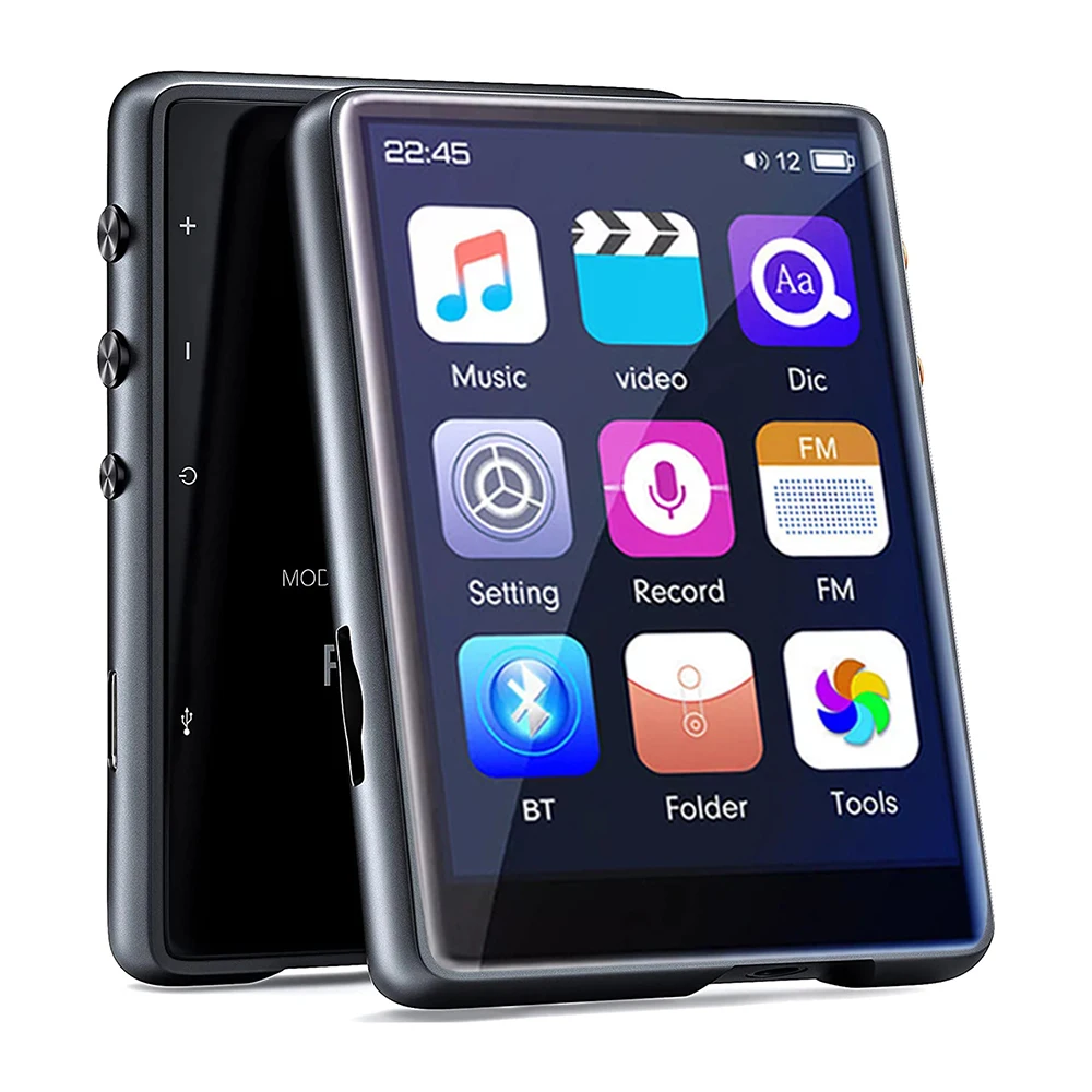 Mp3-плеер с Полноразмерным экраном 2 4 дюйма Bluetooth Hi-Fi стереоколонка без потерь