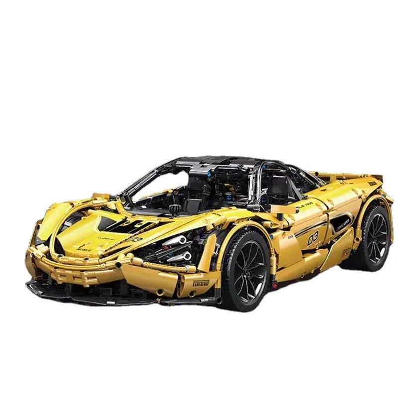 

Гоночный высокотехнологичный пазл MOC Supercar 720S, строительные блоки для детей и мальчиков, коллекционные игрушки, подарок