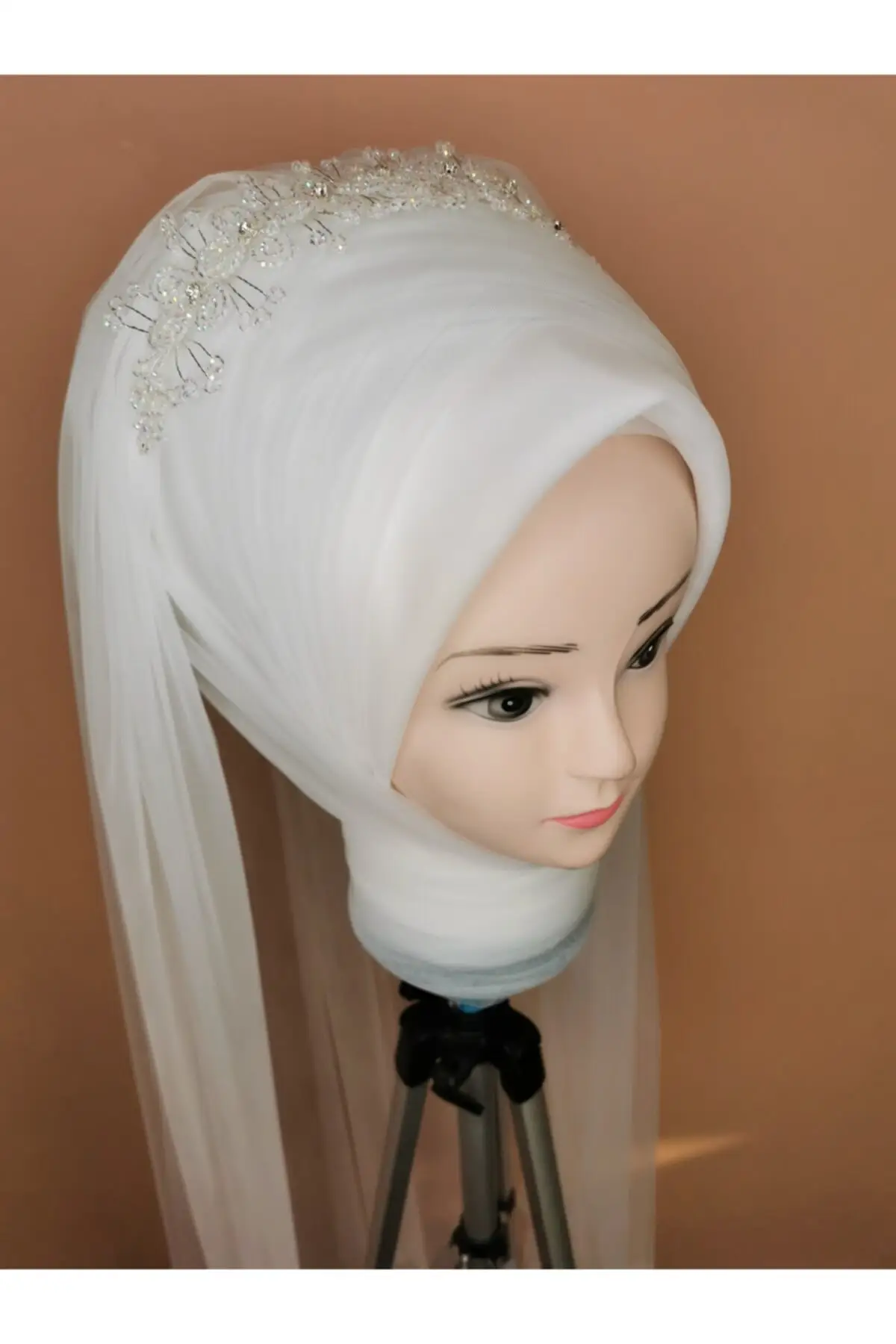 

Bridal Accessories Ready Made Veil Off White Wedding Handmade For Bride And Bridesmaids