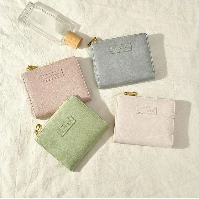 

Retro Buckle Crop Wallet Female Fashion Ladies Multifunction ID Holder High Quality Zipper Card Holders Wallet Coin Purse