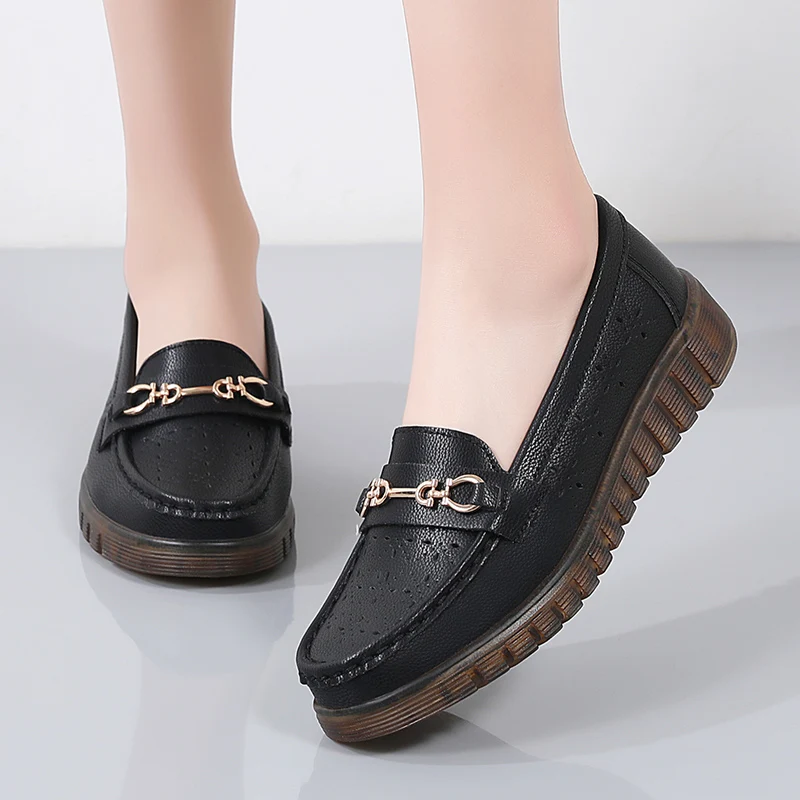 Женские кожаные новые спортивные легкие дышащие нескользящие весенне-летние