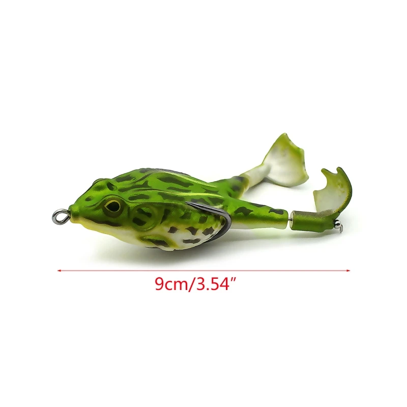 

Double Propeller Frog Soft Baits Shad Jigging Fishing Lure Realistic Swimbaits Jumping Fish Lure Tackles Topwater Silicone