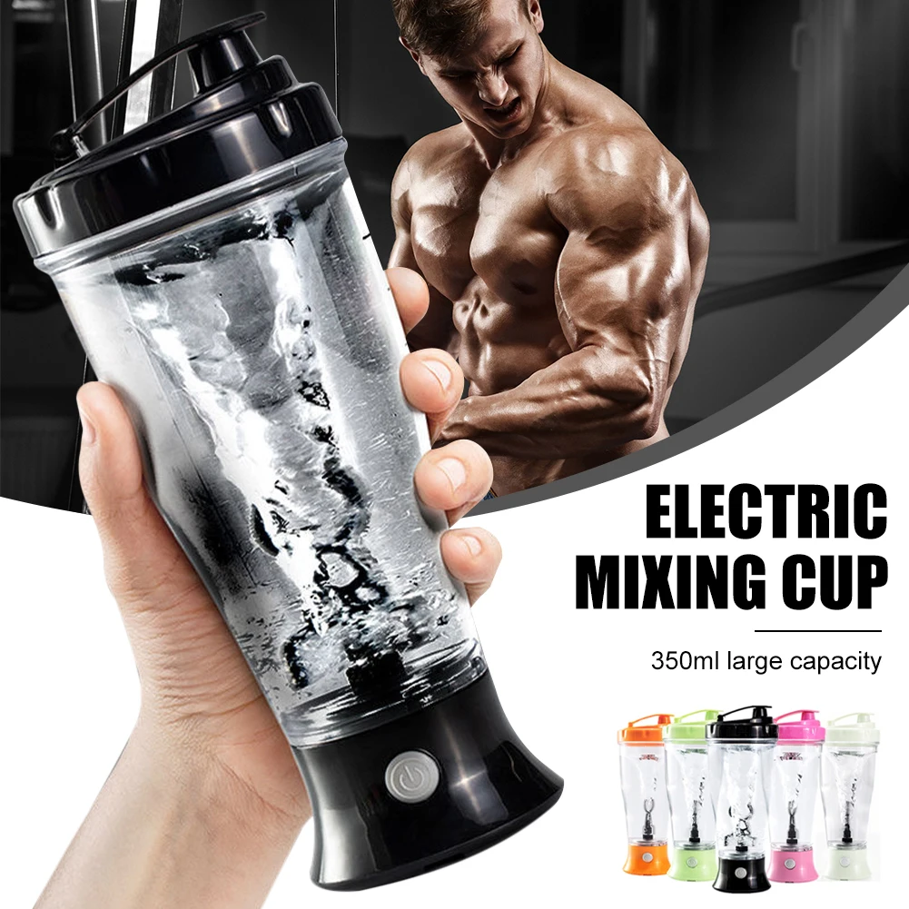 

Universal Protein Powder Mixing Cup 450ML Electric Shaker Bottle Mixer Protein Mix Bottle Milk Coffee Blender For Home Outdoor