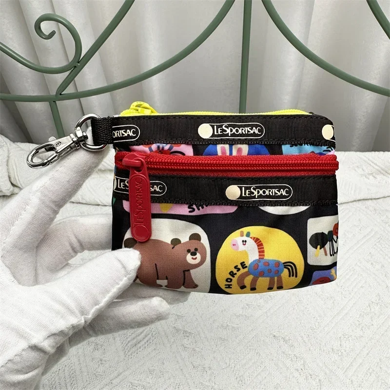 Lesportsacs новая косметичка с мультяшным принтом в виде животного-парка женская