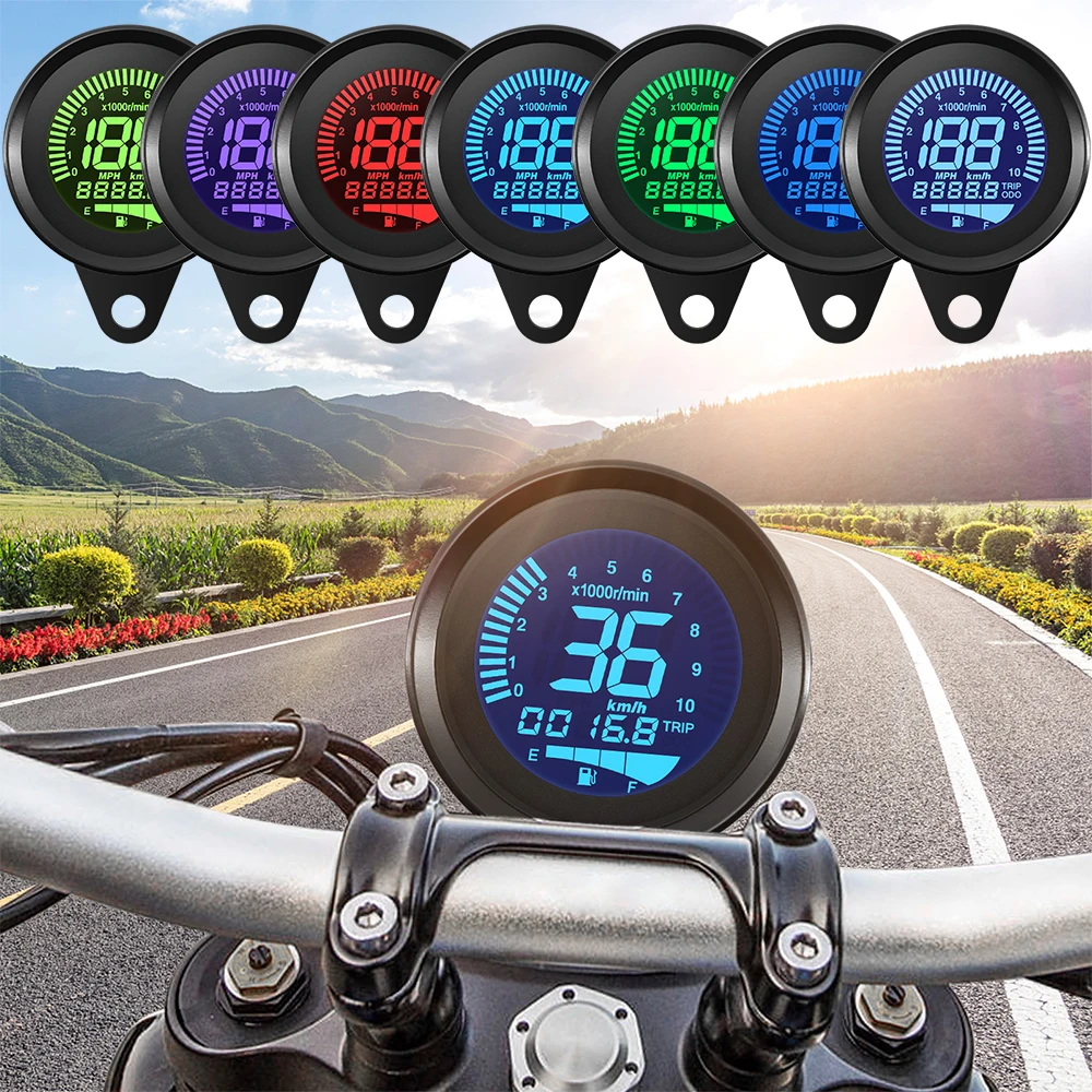 Устройство для измерения скорости одометра 7 цветов 0-10000 об/мин