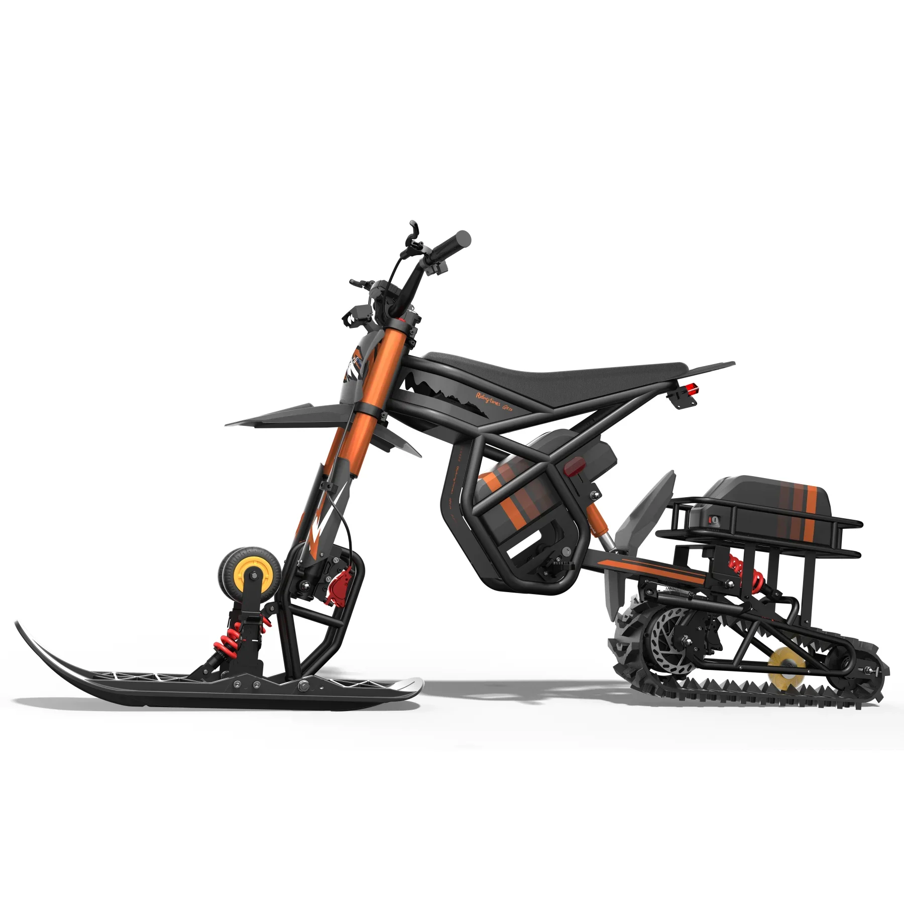 Фото Электрический мотоцикл Ridingtimes GR73 PRO/GT54 PRO: аксессуары для самостоятельной сборки, подходят для зимней езды по снегу №4