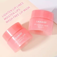 moisturizing lip balm strawberry night sleep care cleans up dead skin and remove lip lines lip mask korean lip skin care