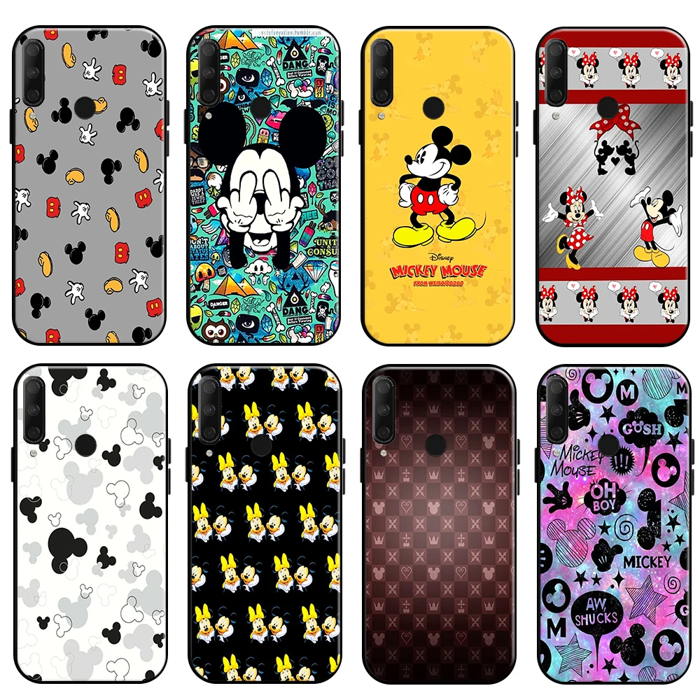 

Mickey Minnie Mouse Phone Case For Huawei Honor 10X 9X Pro Lite Honor 8X TPU Silicone Cover Liquid Silicon Coque Soft Funda