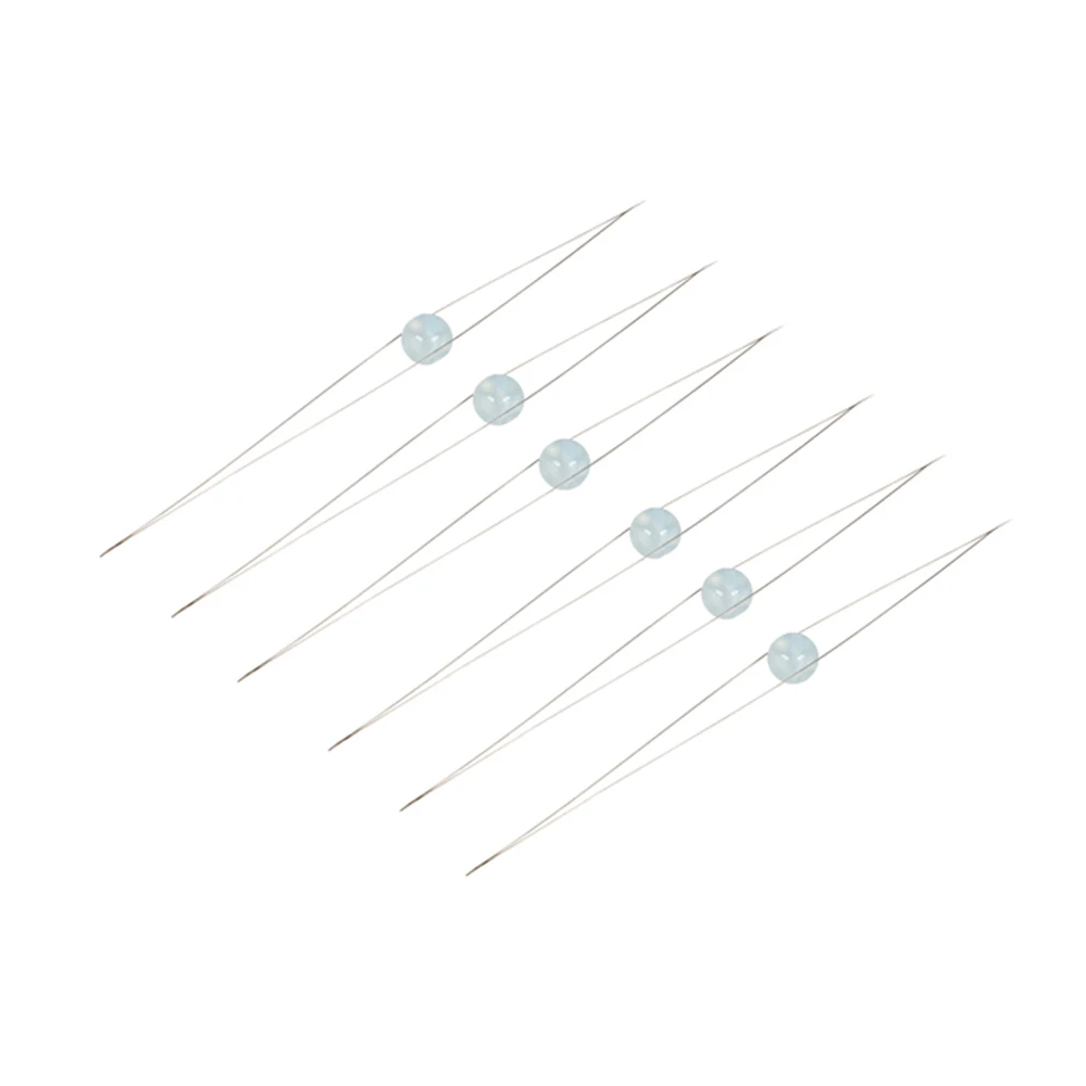 

6pcs Jewelry Making Big Eye Curved Threading Bracelet DIY Pearls Sewing Beading Needle Accessories Craft Necklace Stringing