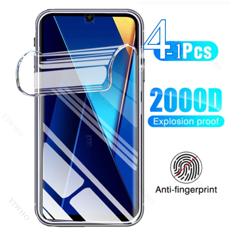 4-1 шт. Гидрогелевая Защитная пленка для Xiaomi Poco C65 C 65