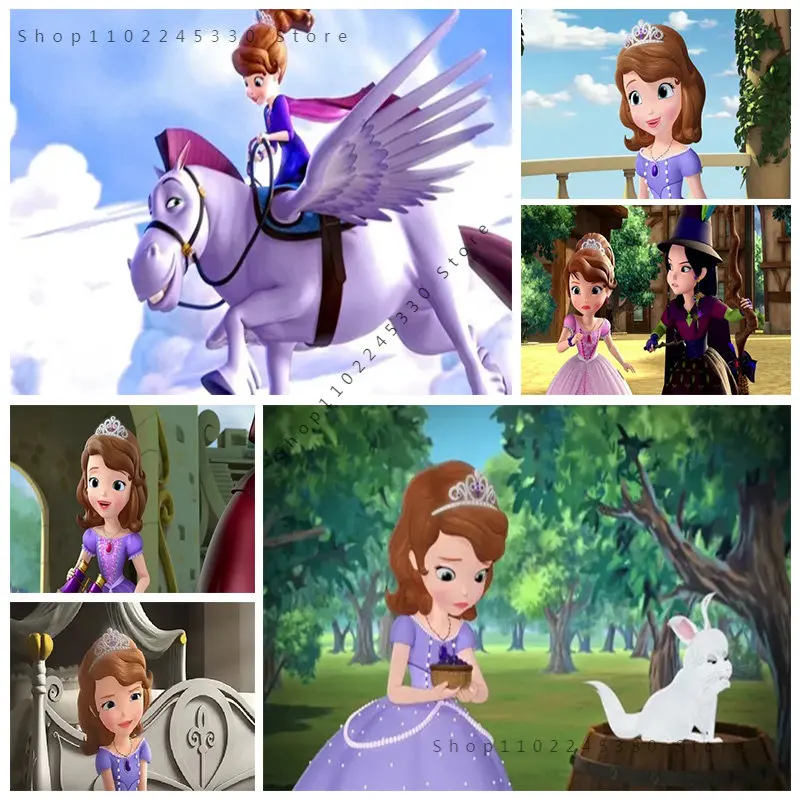 

Disney Cartoon Sofia The First Wall Art Posters Prints on Canvas Paintings Picture Cuadros for Living Room Decor Home Decoration