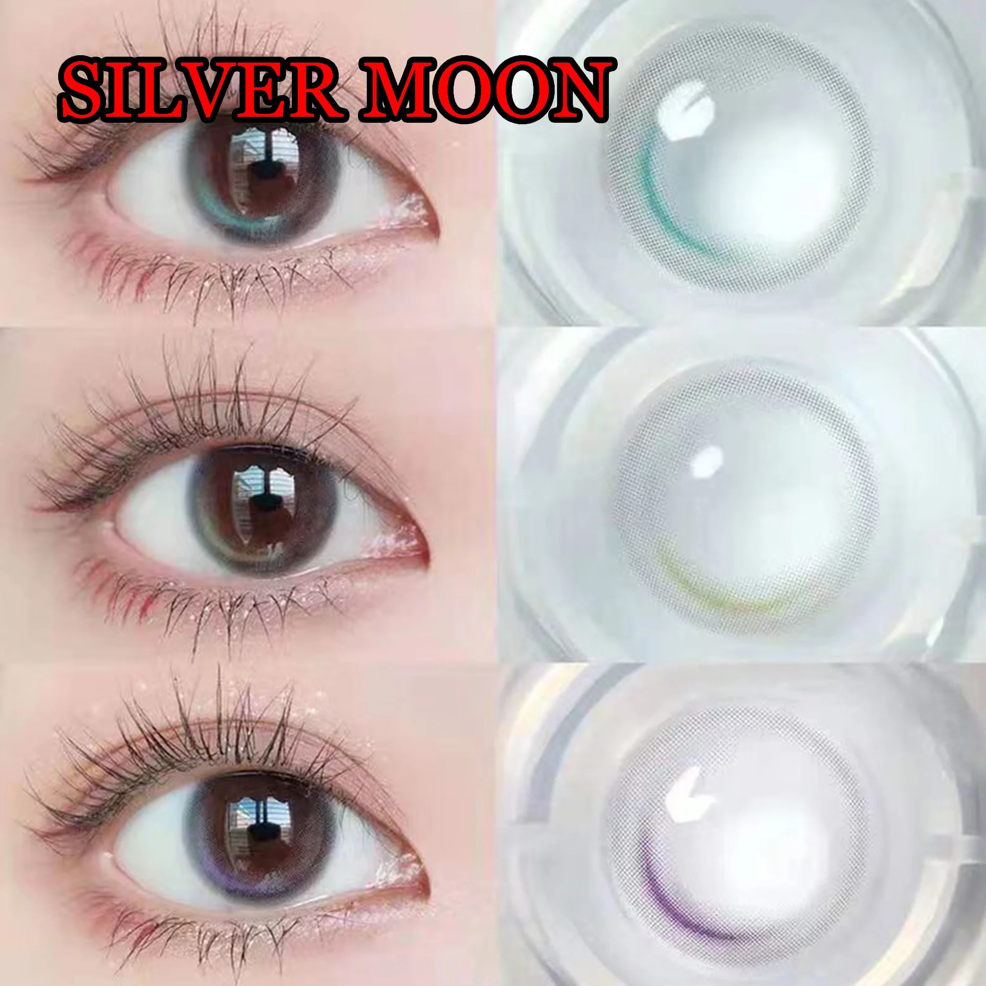 

Eyes Colour Contact Lens Mate Case Water Container Travel Kit Box