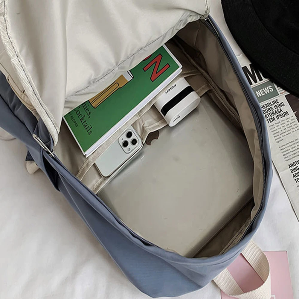 TINYAT Cute Women's Backpack Book Toy School Bags For Girls Doll Decoration Fashion Backpacks High Quality Laptop Bag Mochila