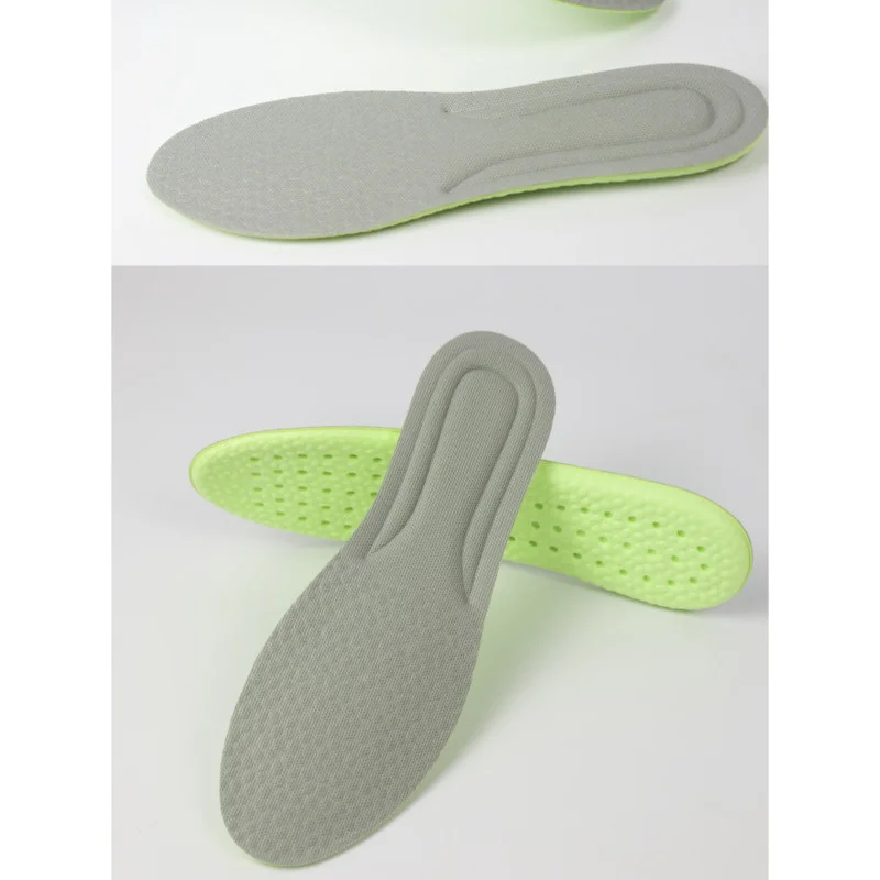  Youpin U-shaped Heel Cup Comfortable Breathable Green Pu Popcorn Sports Insole High Elastic Cushioning Sports Sneakers Mi