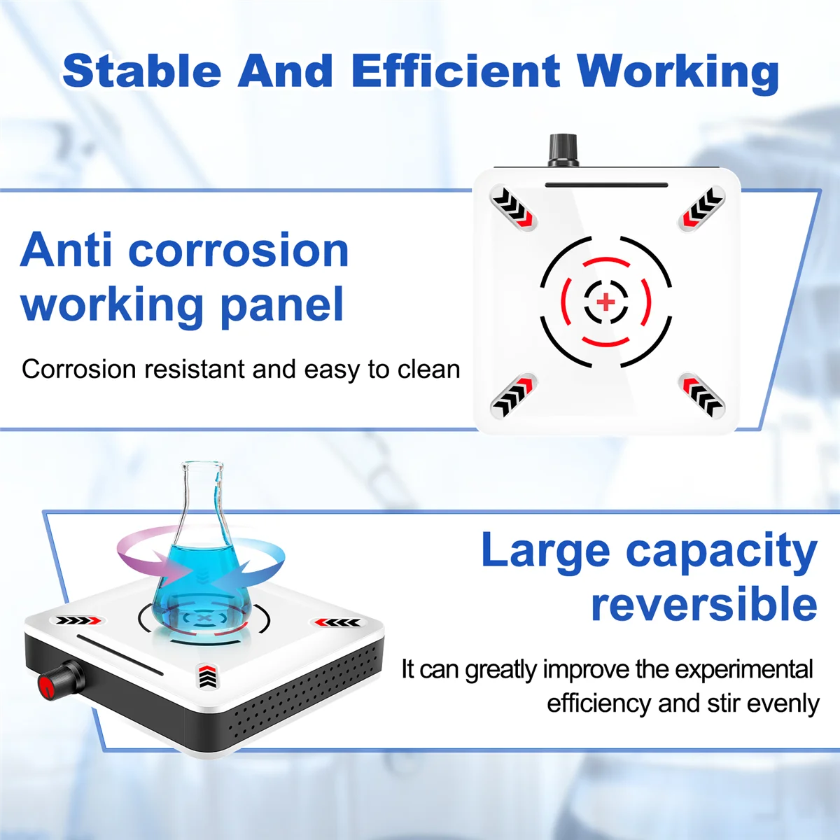 Магнитная мешалка 6 5-дюймовая пластина для перемешивания скорость 2500 об/мин