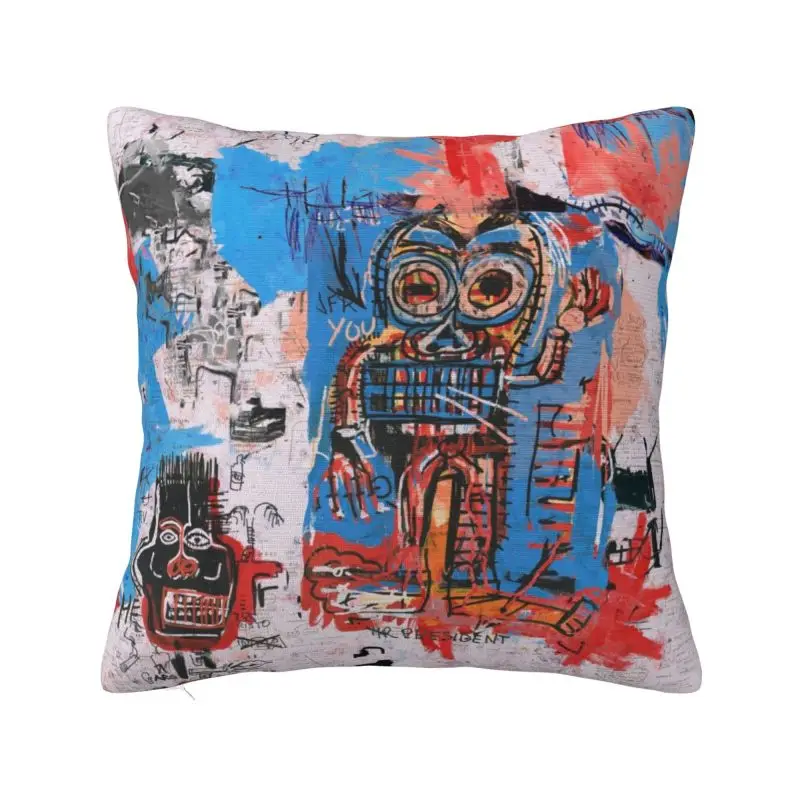 

Чехол для подушки Brooklyn 45x45 см, бархатный Роскошный домашний чехол под джинс Мишель басквиат с рисунком граффити