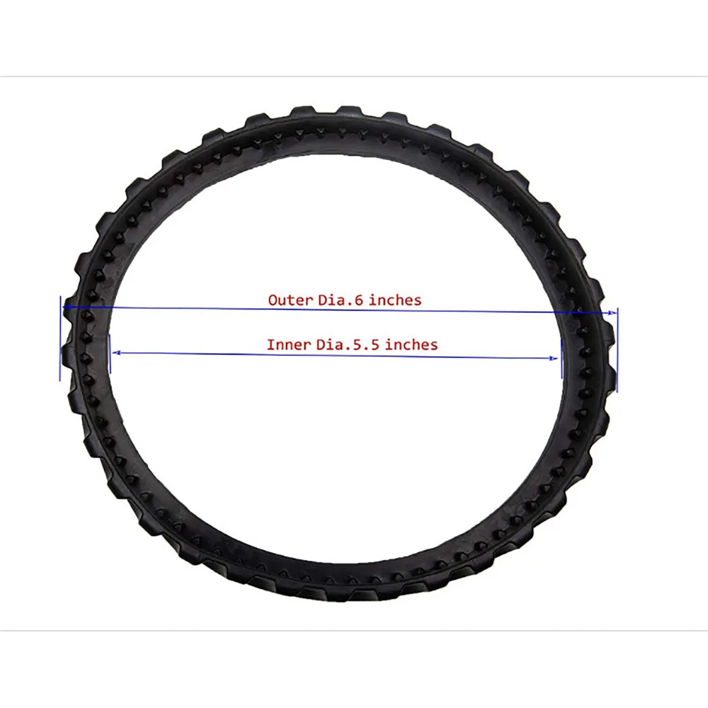 4 шт. сменные противоскользящие резиновые шины для очистки бассейна робот-шины