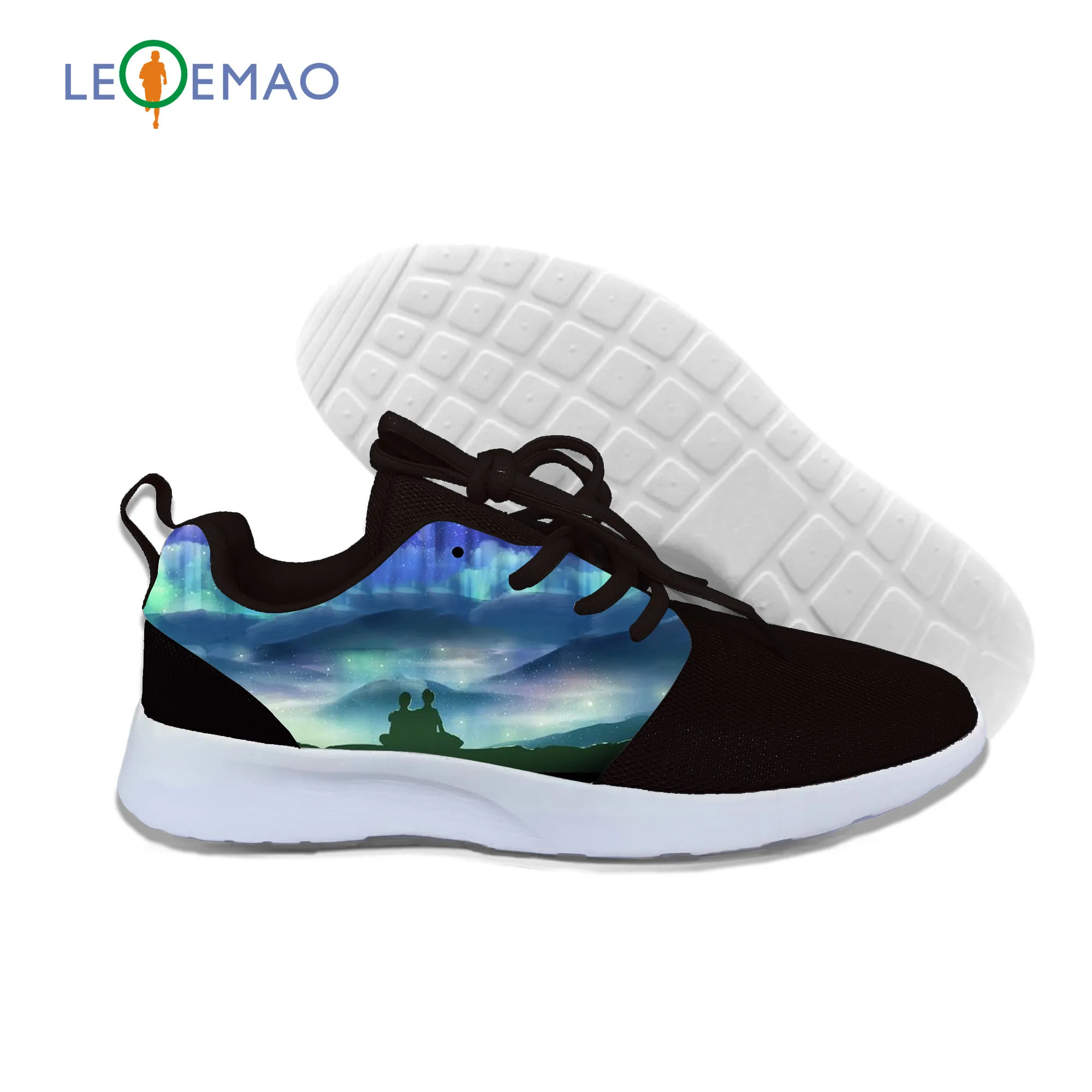 

Light Running Shoes Breathable Sneakers Hot Sales 3D Casual Street Punk Rock Harajuku Bridge Print Shoes