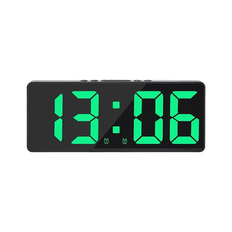 

Креативные часы с цифрами, цветные ночники, температура, календарь, будильник, будильник, большой номер, электронные часы, подсветка, домашний декор