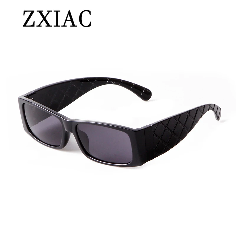 ZXIAC модные солнцезащитные очки с леопардовым принтом в маленькой квадратной
