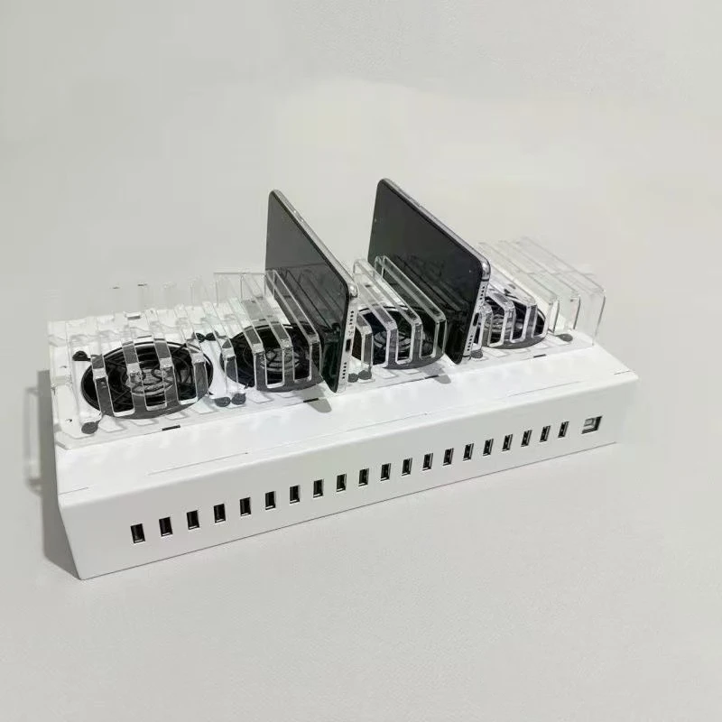 Фото USB-хаб для телефонов на 20, 40, 60 портов: Бокс для группового управления телефонами Android, синхронизация и унифицированное управление №4
