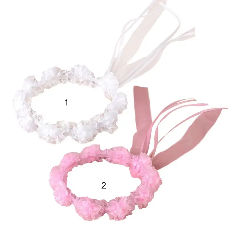 

Adjustable Flower Crown Floral Headpiece Wreath Wedding Festivals Photo Props