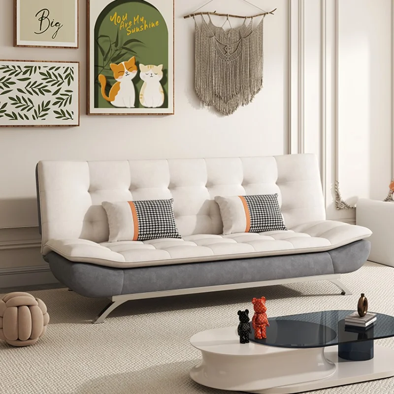 

Современные складные диваны для гостиной, напольные одиночные маленькие скандинавские ленивые диваны для гостиной, диван для кровати, кресло-шезлонг, домашняя мебель SR50LS