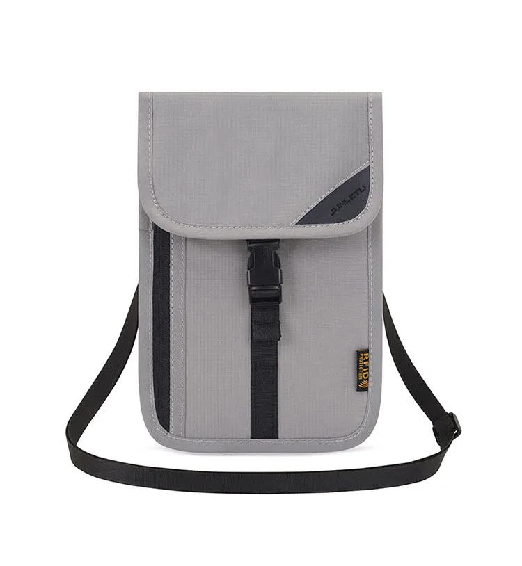 

Waterproof Hanging Neck Wallet Organizer Card Bag with RFID Blocking Passport Credit ID Card Purse Holder