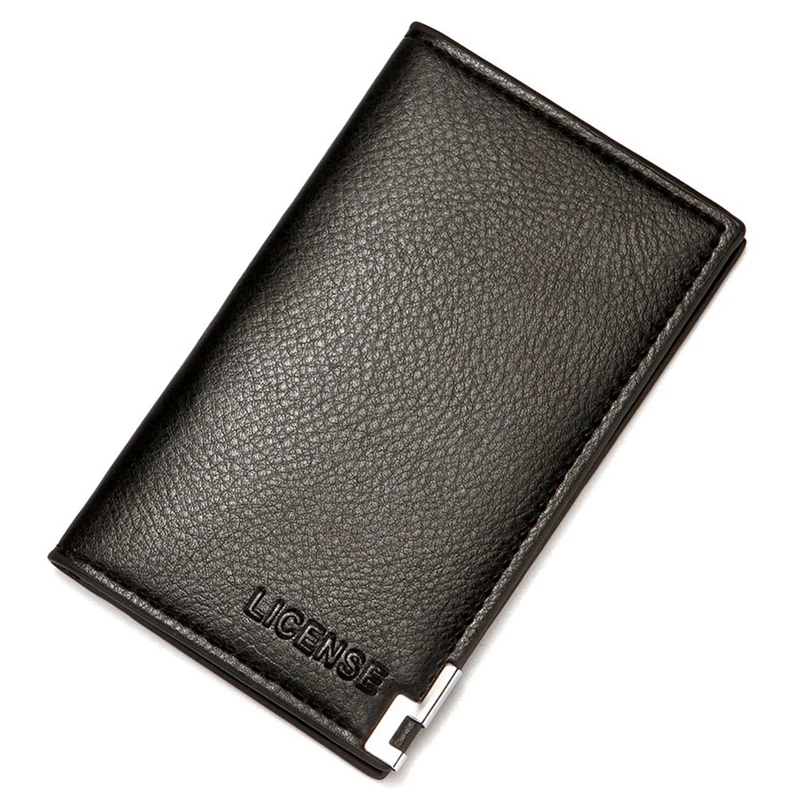 

Men Wallet Driver's License PU Leather Case Motor Vehicle License This Vehicle Licens Card Holder Package