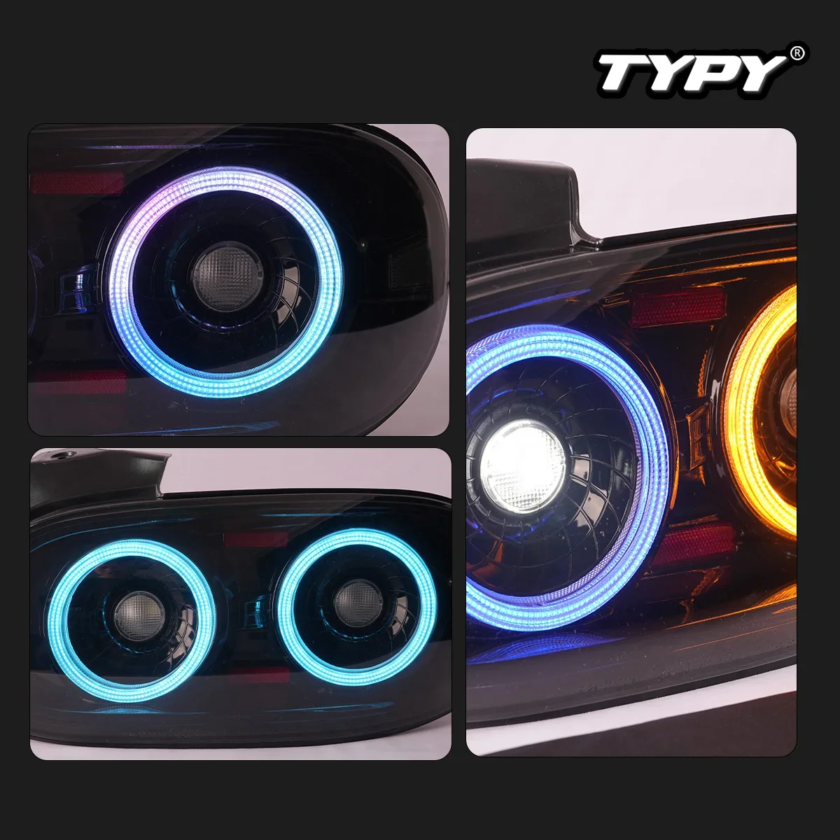 Фото TYPY автомобильные задние фонари для Mazda MX-5 RGB LED 1989-1999 задние фонари Стайлинг динамические линзы указателя поворота автомобильные аксессуары в сборе №5