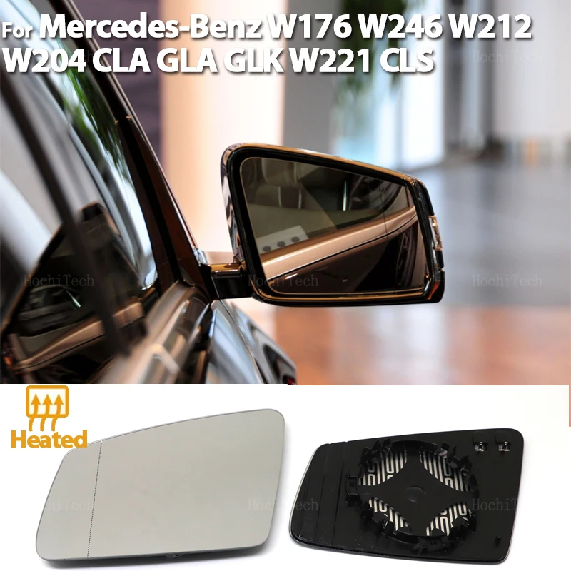 

Mirror Heated Side Mirror Glass Rearview Mirror Lens for Mercedes-Benz A B C E GLA CLA GLK CLS W176 W246 W212 W204 W221 W218