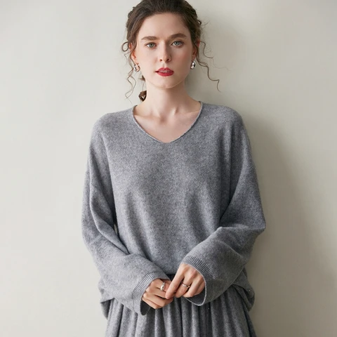 Женский кашемировый свитер SZDYQH  XXXL