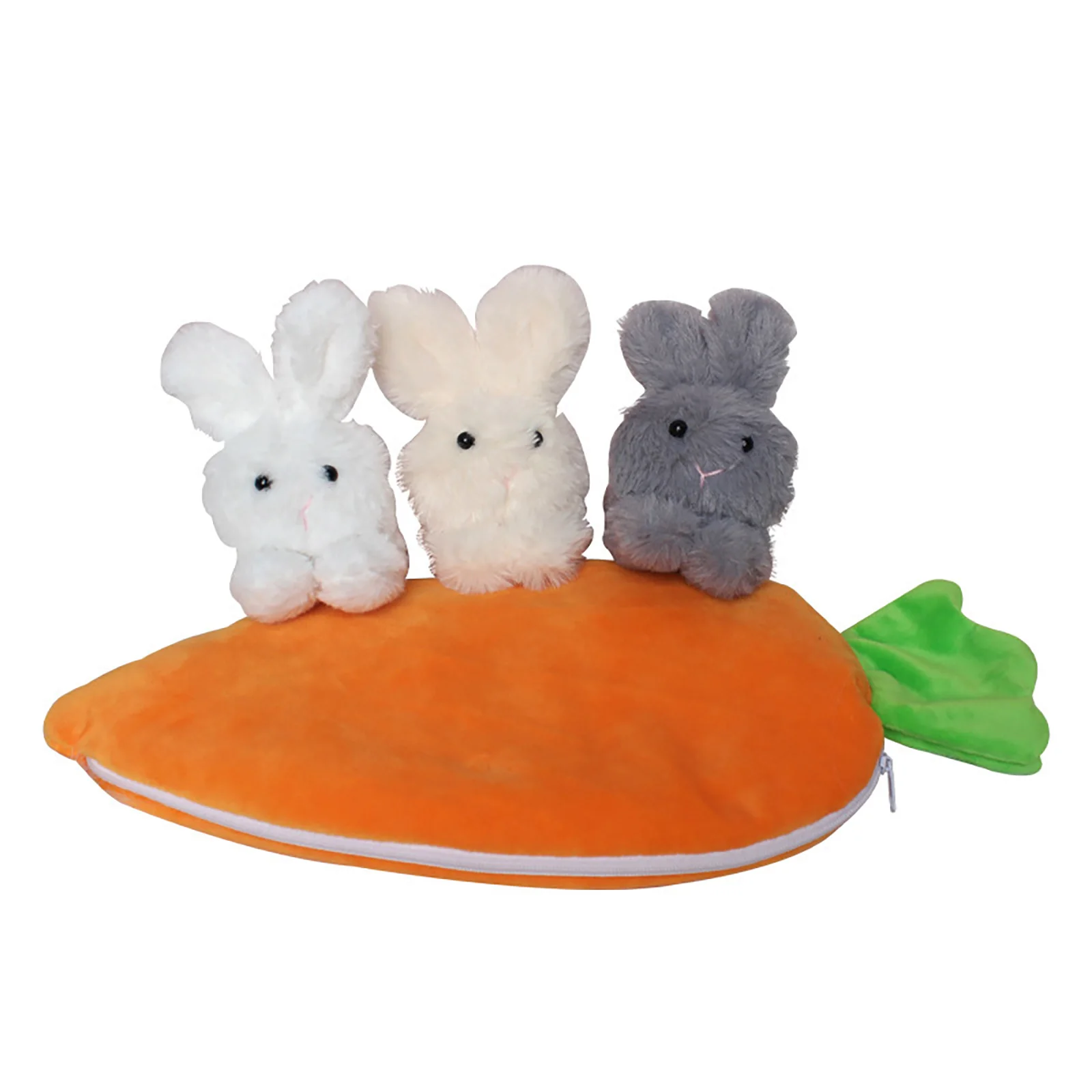 

Decorations Outdoor Cute Carrot Bag Rabbit Doll Set Ornaments Easter Cartoon Doll Decorative Gifts Complete Ornament Set
