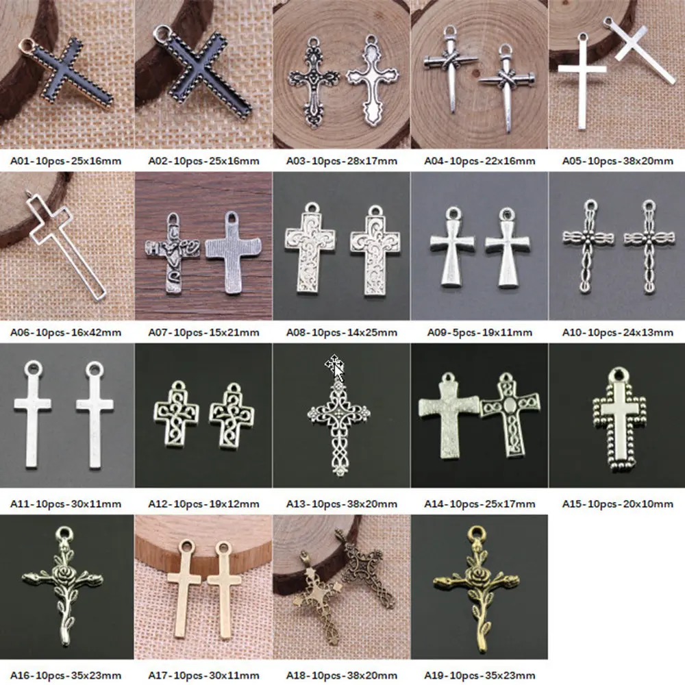 

New Arrival Cross Charms For Jewelry Making Gifts For Women