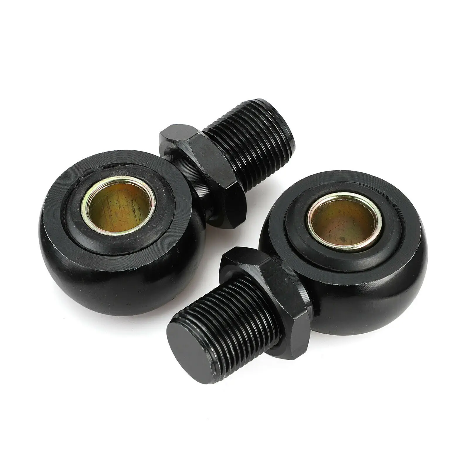 

Universal 2pcs Motorcycle ATV Shock Absorber Adapter Aluminum 12mm Black Round Hold End O-type Adapter 12mm Black Original New