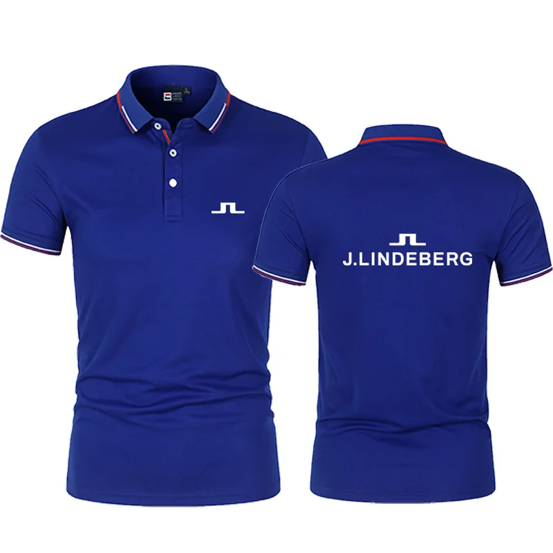 

Summer New Brand Men's Golf Polo Shirt 100% Cotton Breathable Short Sleeve Casual Polo Shirt Fashion Lapel Men's Top