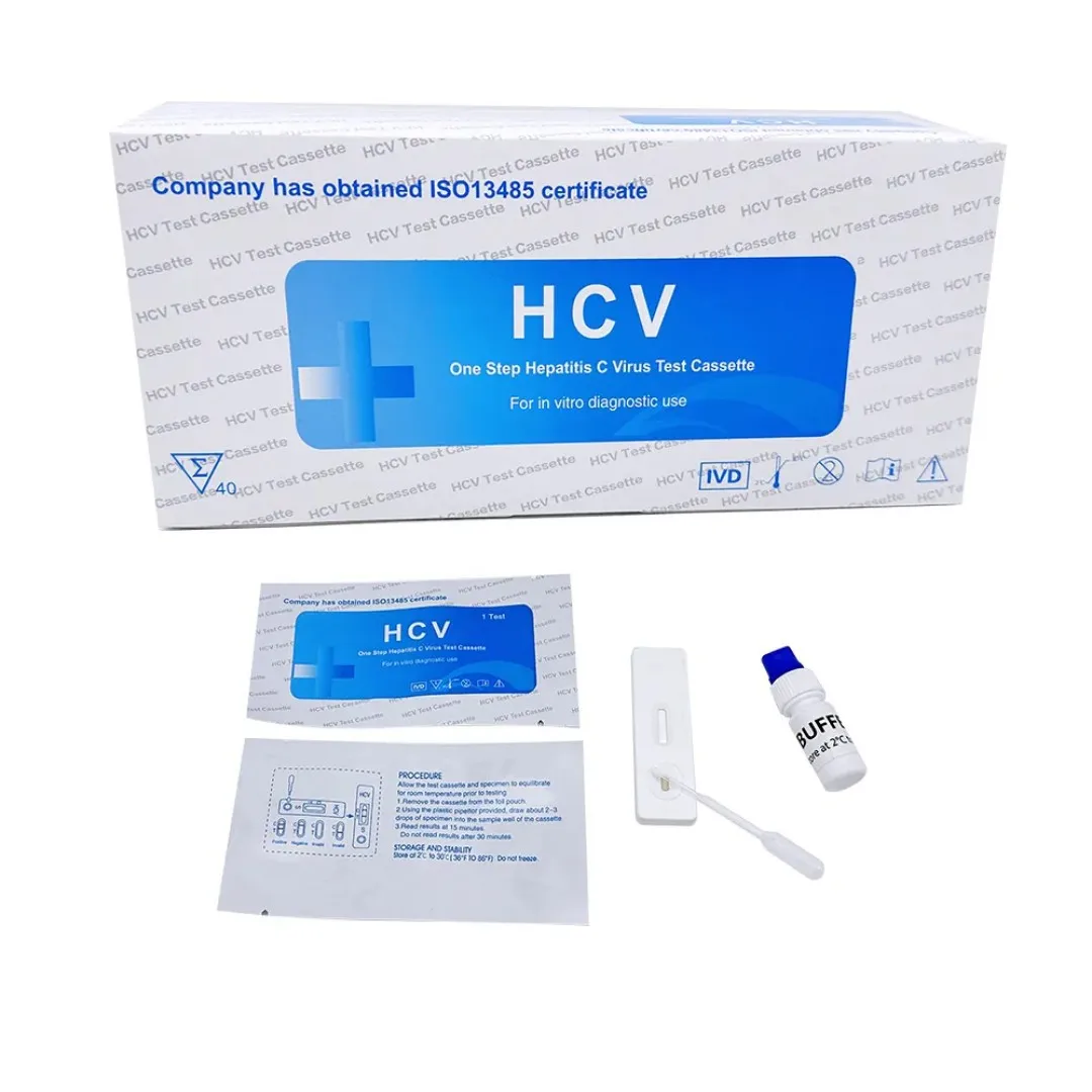 Фото Тест-кассета для быстрого выявления вируса гепатита С (HCV) на антитела в цельной крови, сыворотке и плазме. Набор для диагностики in vitro. №3
